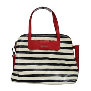 2854 Kate Spade striped dome satchel 254132854